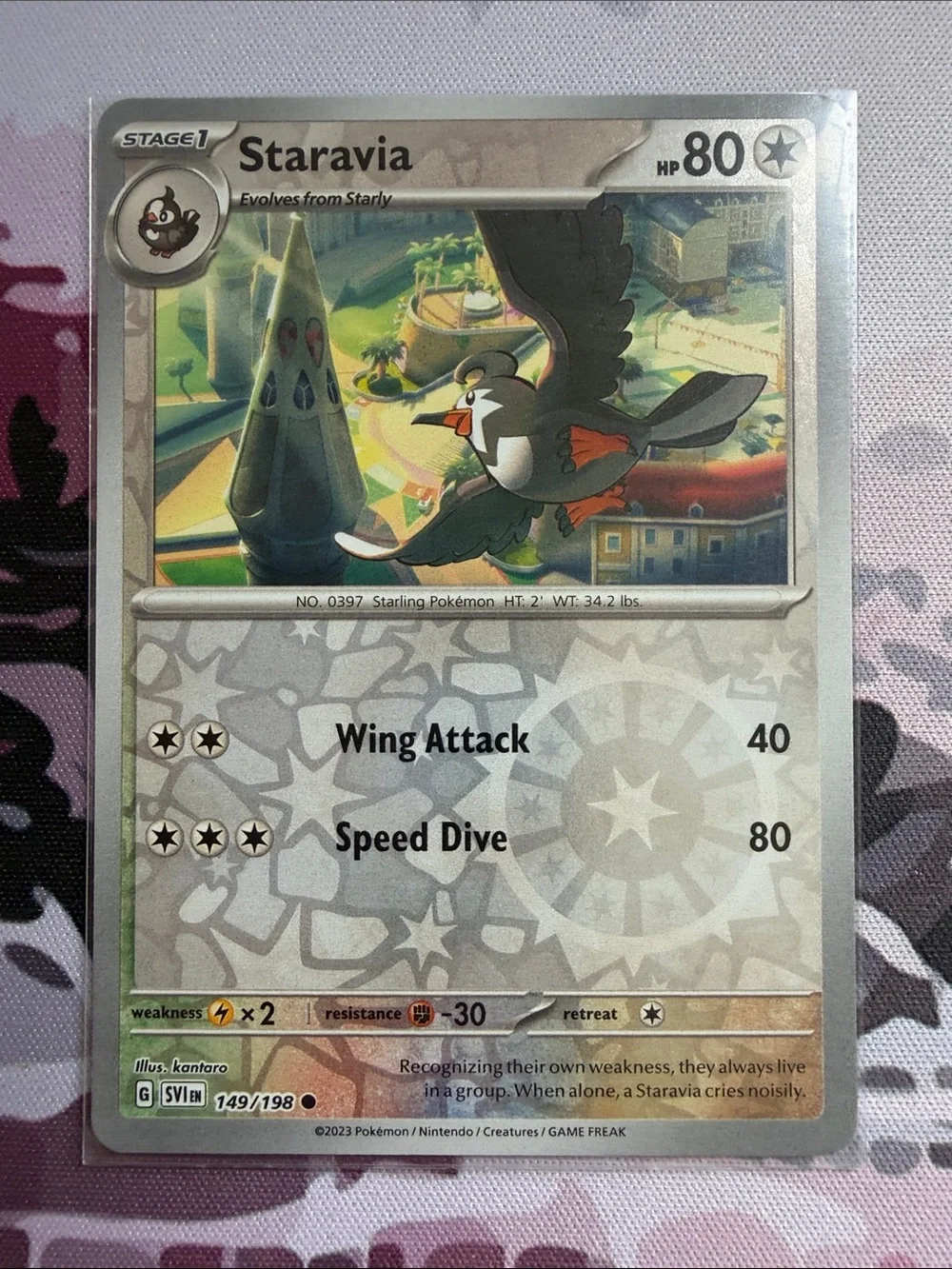 Starly, Staravia & Staraptor Evolution Lot | 4 Cards | Reverse Holos | ✨5/$25✨
